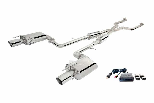 XFORCE ES-LIS351-VMK-CBS for Lexus IS 250 6cyl 2013 Cat-Back w/ Varex Mufflers