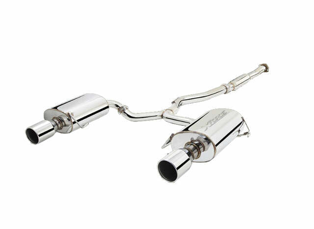 Subaru Legacy GT 2004-2009 Cat-Back Exhaust 3" Dual Side Oval Muffler XFORCE ES-SL05-CBS