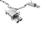 XFORCE Exhaust ES-SW26-CBS - 304 SS High Flow Cat-Back Exhaust w/ Quad Rear Exit