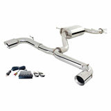 XFORCE Exhaust ES-VW06-VMK-CBS- Varex 304 SS Cat-Back Exhaust w/ Split Rear Exit