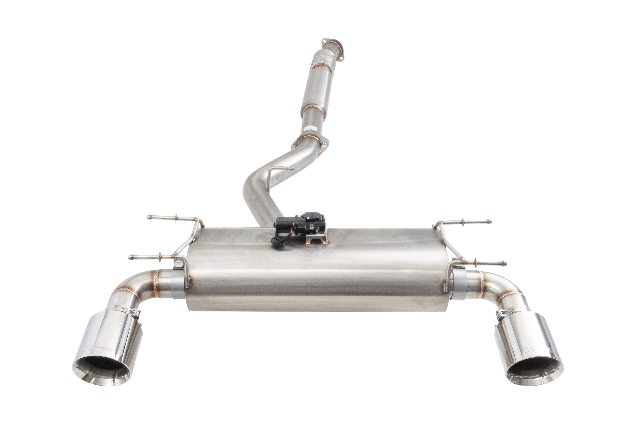 Fits 2017+ Toyota 86 and  2013+ BRZ 3" Varex Valved Cat Back Exhaust ESBRZ2VKCS
