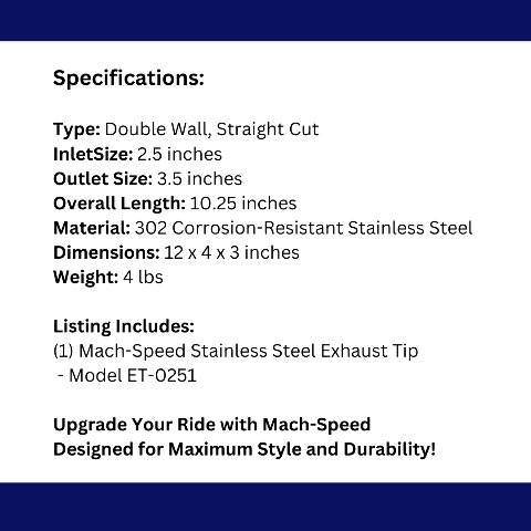 Dual Round Double Wall Straight Cut Tip Stainless Steel-ET-0251