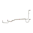 Transmission Cooler Lines for 1970-1974 Plymouth Barracuda steel