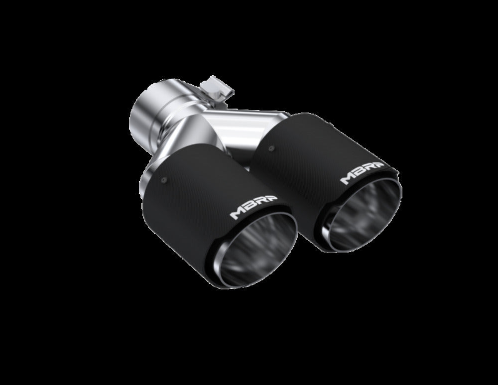 MBRP performance muffler T304 stainless steel black coated carbon fiber tip T5171CF