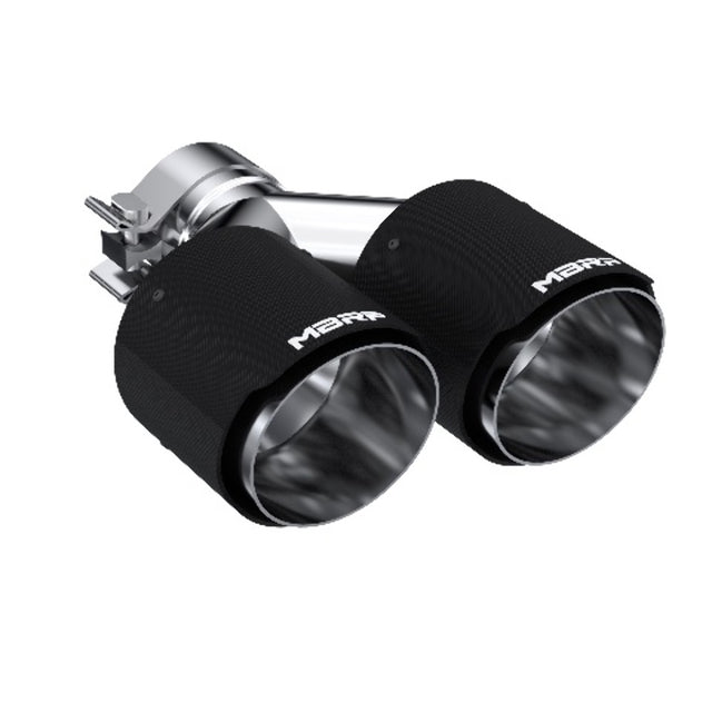 MBRP performance muffler T304 stainless steel black coated carbon fiber tip T5178CF