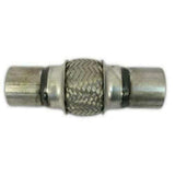 Exhaust flex pipe 1.75 x 4 Braided Stainless Steel Rol 1 3/4 inch inlet/outlet 8 inch body length clamp or weld