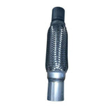 t Exhaust Flex Pipe 1.75 x 8 Ends Stainless Steel Double Braided Rol