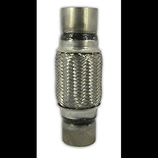 t Exhaust Flex Pipe 2.5 x 6 Stainless Steel Double Braided Clamp or Weld On Rol
