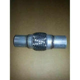 Exhaust flex pipe 2 x 4 with Ends Stainless Steel Double Braided Rol 2 inch inlet/outlet 8 inch body length clamp or weld