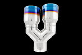 MBRP performance muffler T304 stainless steel black coated carbon fiber tip T5170BE