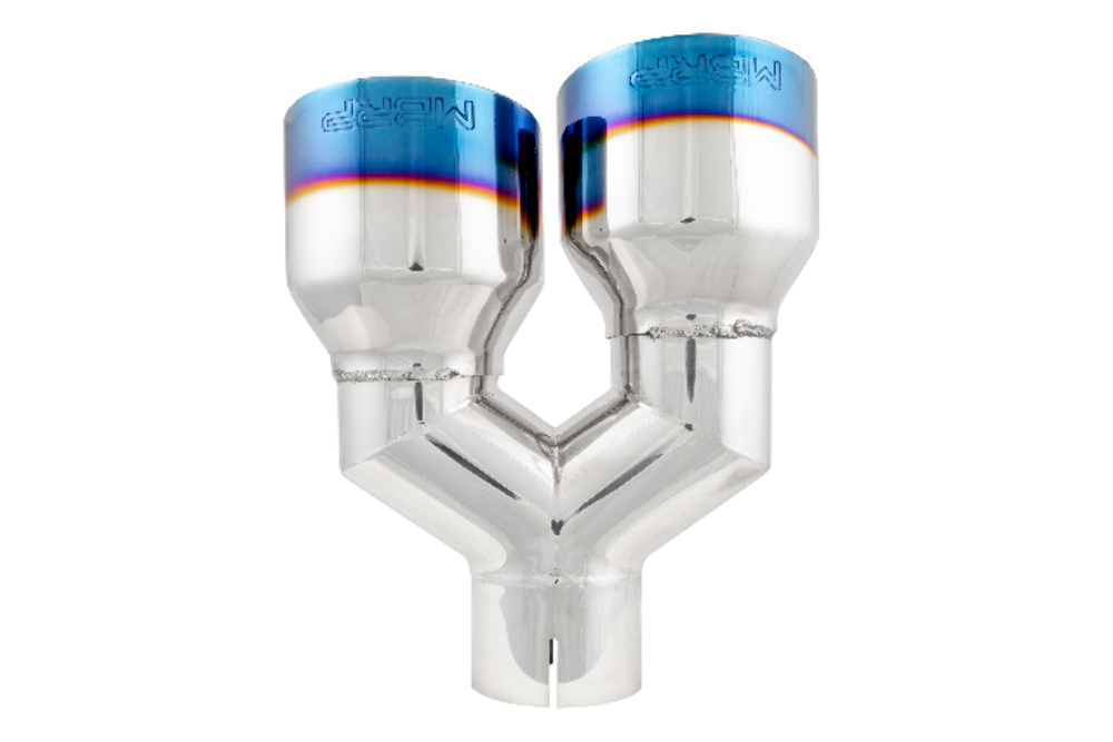 MBRP performance muffler T304 stainless steel black coated carbon fiber tip T5177BE