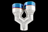 MBRP performance muffler T304 stainless steel black coated carbon fiber tip T5177BE