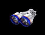 MBRP performance muffler T304 stainless steel black coated carbon fiber tip T5177BE