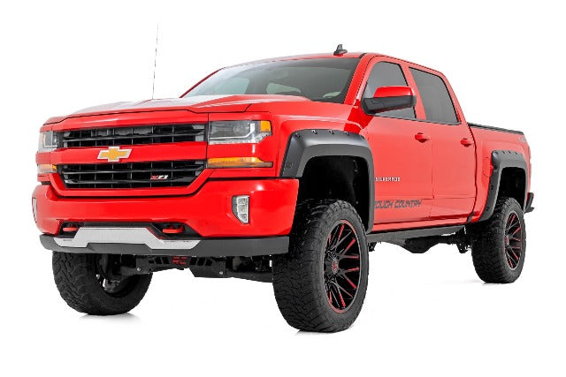 Fits Silverado 1500(14-18) Pocket Fender Flare 6'7" & 8' Bed F-C11412B