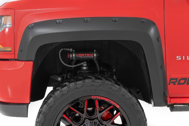 Fits Silverado 1500(14-18) Pocket Fender Flare 6'7" & 8' Bed F-C11412B