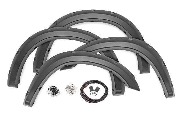Fits Ram 2500/3500 (2010-2018) Pocket Fender Flares PR4 Flame Red F-D21011A-PR4