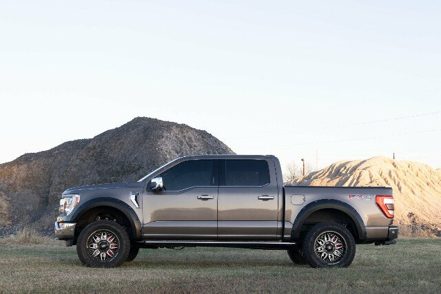 Fits Ford F-150 (2021-2024) Pocket Fender Flares B3 Atlas Blue F-F20911B-B3