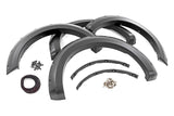Fits Ford F-150 2&4WD (2021-2024) Pocket Fender Flares; PQ Race Red F-F20911B-PQ