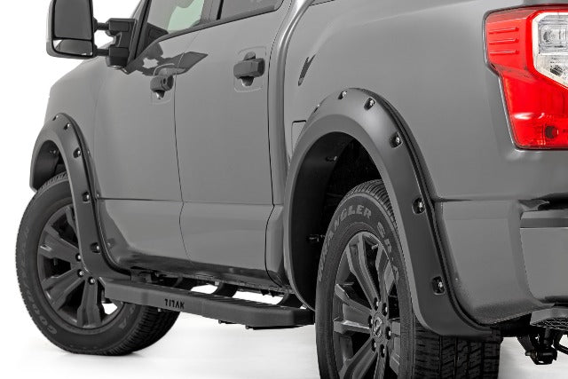 Fits Titan(2017-24) Pocket Fender Flares G41 Magnetic Black F-N101705A-G41