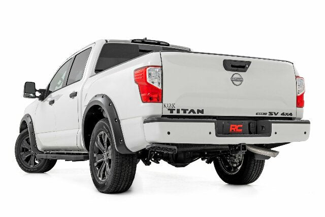 Fits Nissan Titan (2017-2024) Pocket Fender Flares KAD Gun Metal F-N101705A-KAD