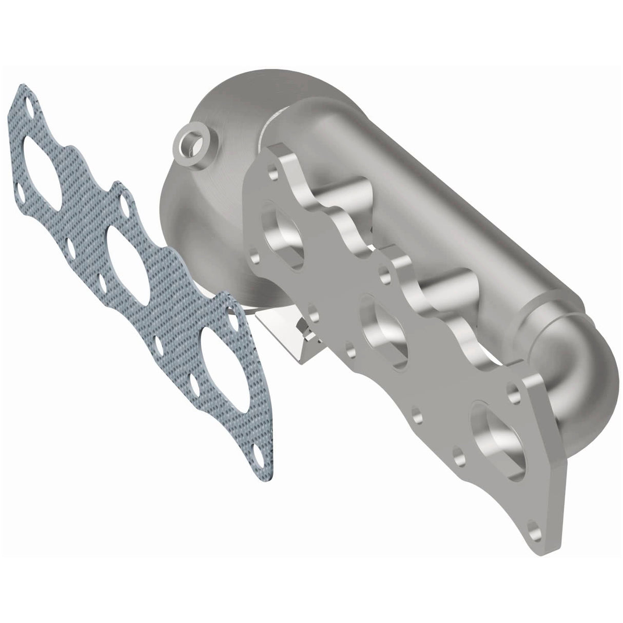 Catalytic Converter with Integrated Exhaust Manifold for HM Grade Federal / EPA Compliant Direct-Fit Manifold Catalytic