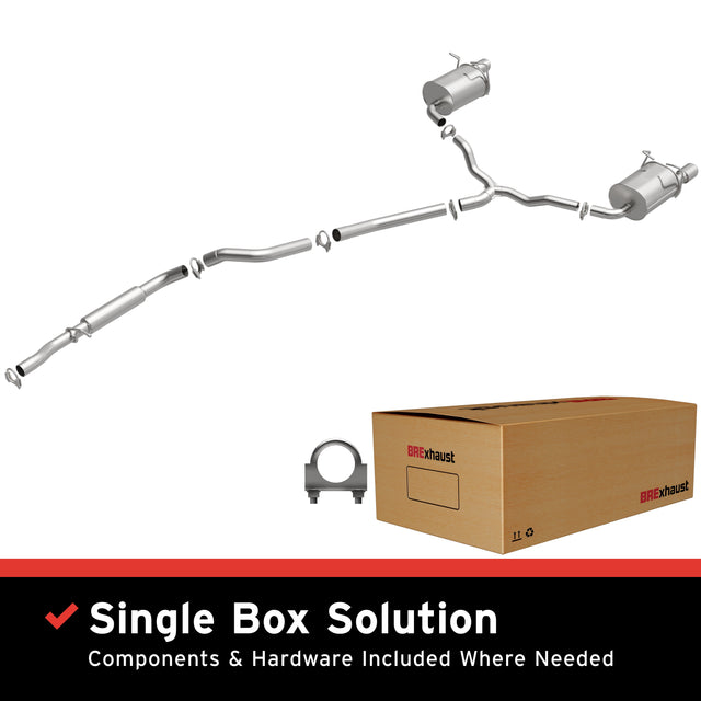 2011-2017 Dodge Journey Direct-Fit Replacement Exhaust System 106-0793 aluminized steel