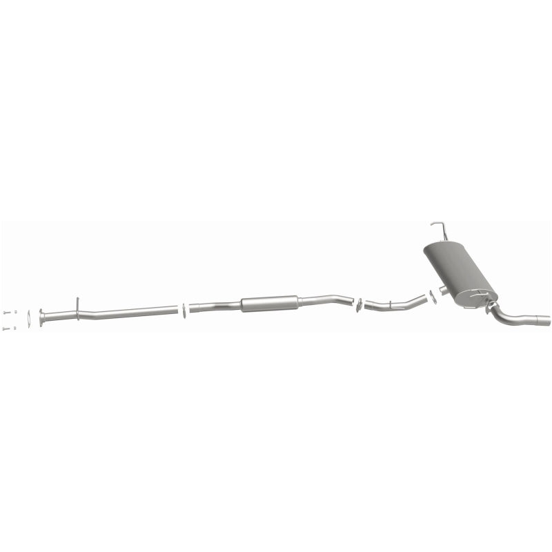 Fits 2008-2015 Nissan Direct-Fit Replacement Exhaust System 106-0243 aluminized steel