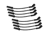 Spark Plug Wire Set Universal 8mm Silicone 500 ohm/ft Street Thunder Black 51044
