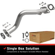 2004-2012 Mitsubishi Galant Direct-Fit Front Pipe Kit 107-0108 stainless steel