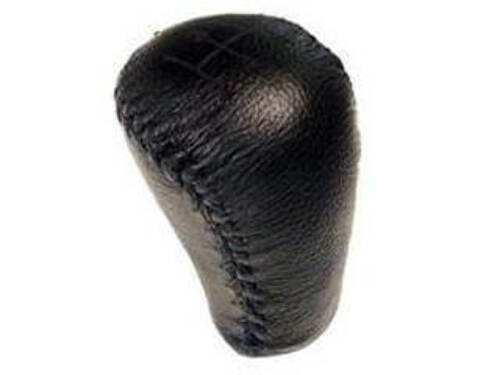 Leather Shift Knob (Black) fits Ford Mustang 79-98 F4ZZ-7213-A muscle car 180005