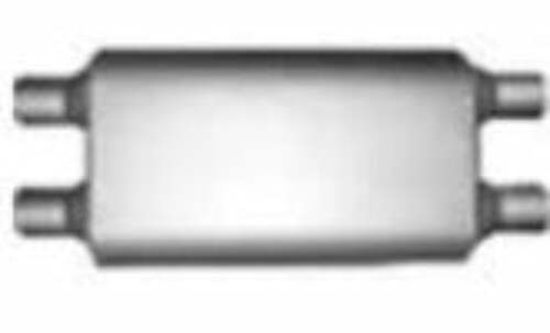 Jones Exhaust performance muffler aluminized steel steel universal f5264f-full-boar-truck-muffler-3-inlet-2-5-outlet 5 inch
