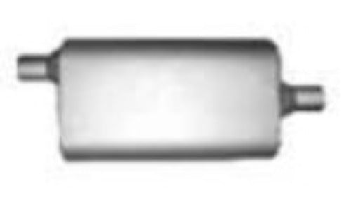 Jones Exhaust performance muffler aluminized steel steel universal f526a-full-boar-truck-muffler-3-inlet-3-outlet 5 inch