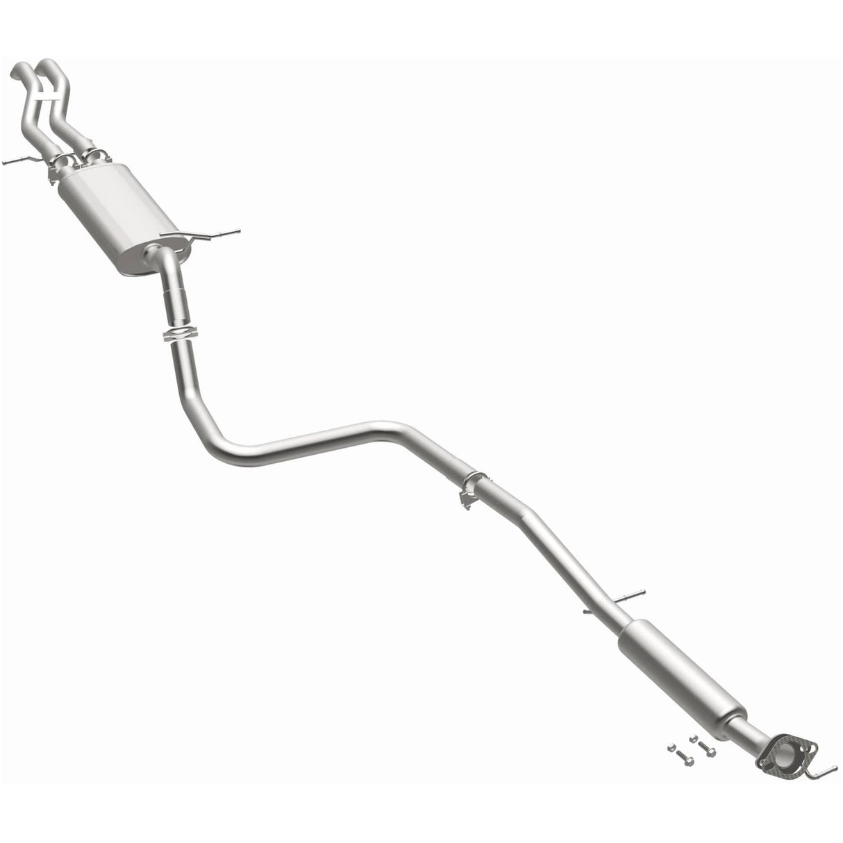 Fits 2011-2019 Ford Fiesta 1.6L Direct-Fit Replacement Exhaust System aluminized steel