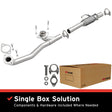 2011-2014 Ford Edge Direct-Fit Front Pipe Kit 107-0180 stainless steel