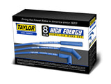 Spark Plug Wire Set Universal 8mm Silicone 5000 ohm/ft Hi Energy Blue 64657