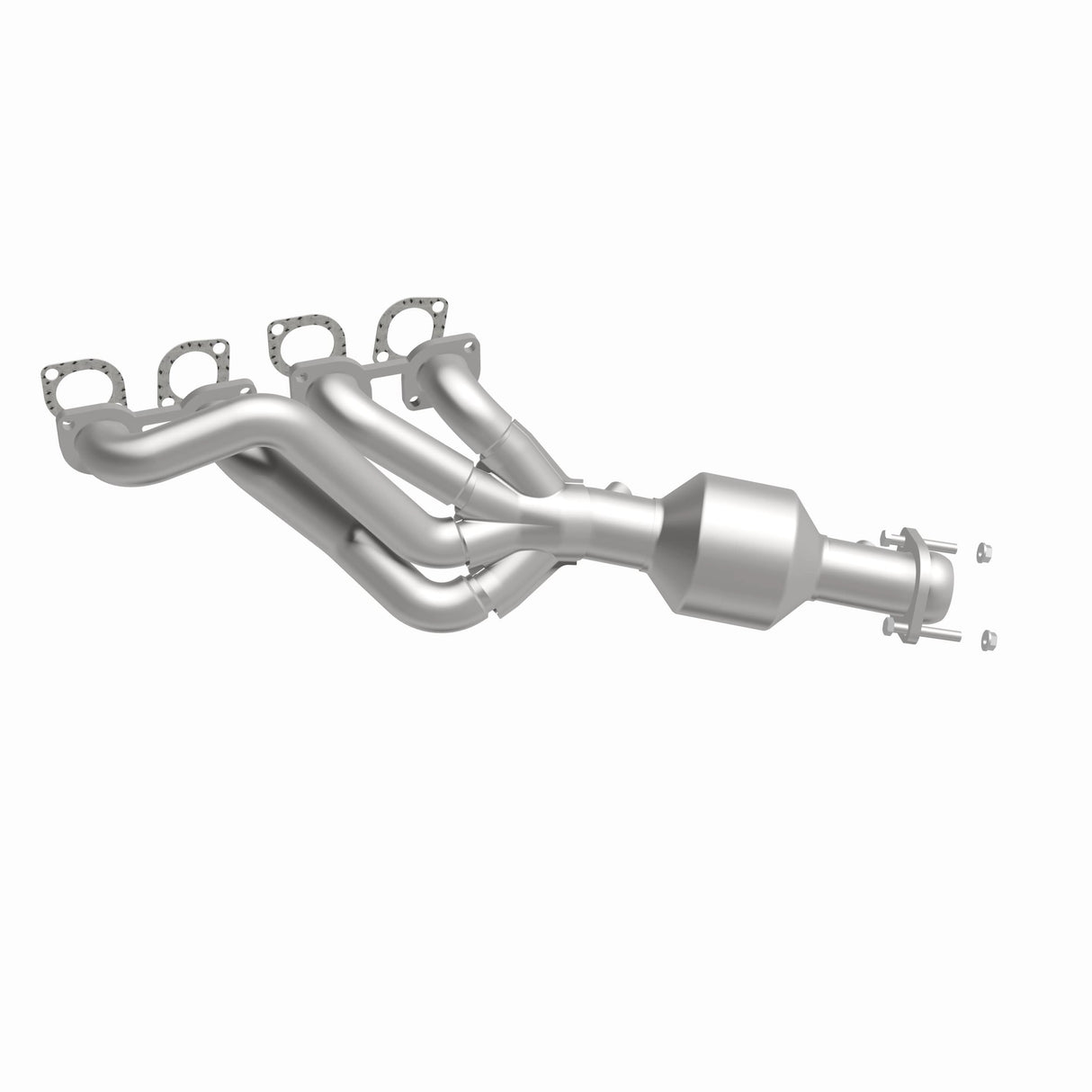 Catalytic Converter with Integrated Exhaust Manifold for HM Grade Federal / EPA Compliant Direct-Fit Manifold Catalytic