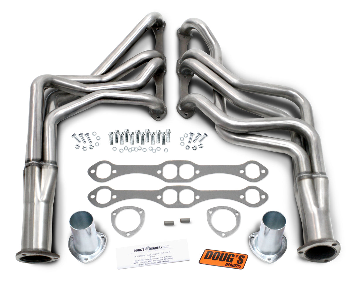 Long Tube Headers for 304 Stainless 1-5/8in Primary Stainless Steel D308-SS