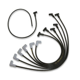 Spark Plug Wire Set Universal 8.2mm Silicone Thundervolt 40 ohm/ft Black 84032