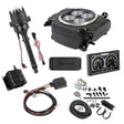 Holley EFI Sniper EFI 1958 Chevrolet Biscayne Sniper 2 EFI Bundle with HyperSpark Ignition System 550-511-5PK-SBC for Chevy Chevelle black aluminum