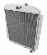 Aluminum Radiator- 3 Row - FB101 for 1947-1954 Chevy polished
