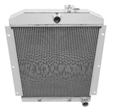 Aluminum Radiator- 3 Row - FB101 for 1947-1954 Chevy polished
