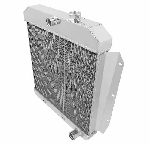 Aluminum Radiator- 4 Row - FB111 for 1956-1957 Chevy polished