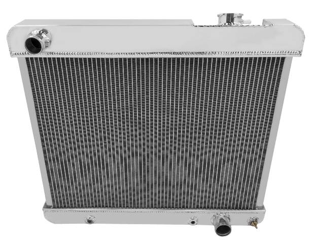Aluminum Radiator- 3 Row - FB118 for 1965-1966 Chevy C10 polished