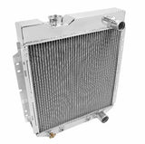 Aluminum Radiator- 3 Row - FB121 for 1962-1963 Ford Mustang polished