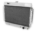 Aluminum Radiator- 3 Row - FB124 for 1967-1969 Chevy Chevelle polished