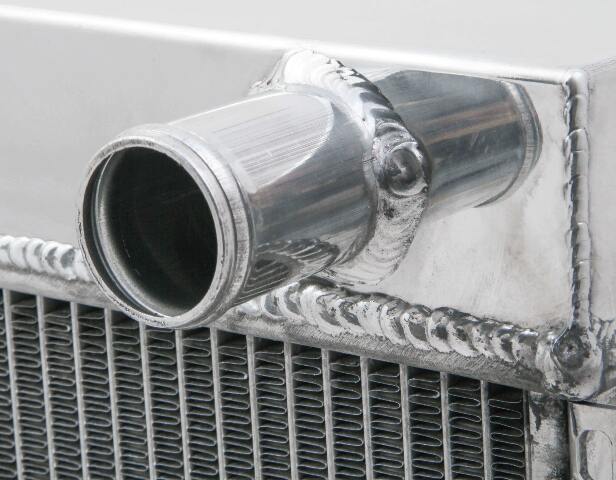 Aluminum Radiator- 3 Row - FB127 for 1965-1966 Ford Mustang polished