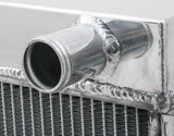 Aluminum Radiator- 3 Row - FB127 for 1965-1966 Ford Mustang polished