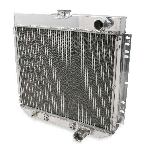 Aluminum Radiator- 3 Row - FB127 for 1965-1966 Ford Mustang polished