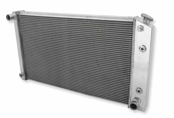 Aluminum Radiator- 2 Row - FB132 for 1973-1974 Chevy Chevelle polished