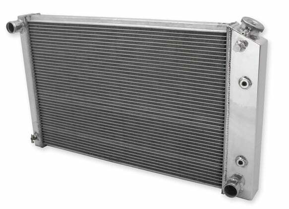 Aluminum Radiator- 4 Row - FB164 for 1975-1976 Chevy Camaro polished